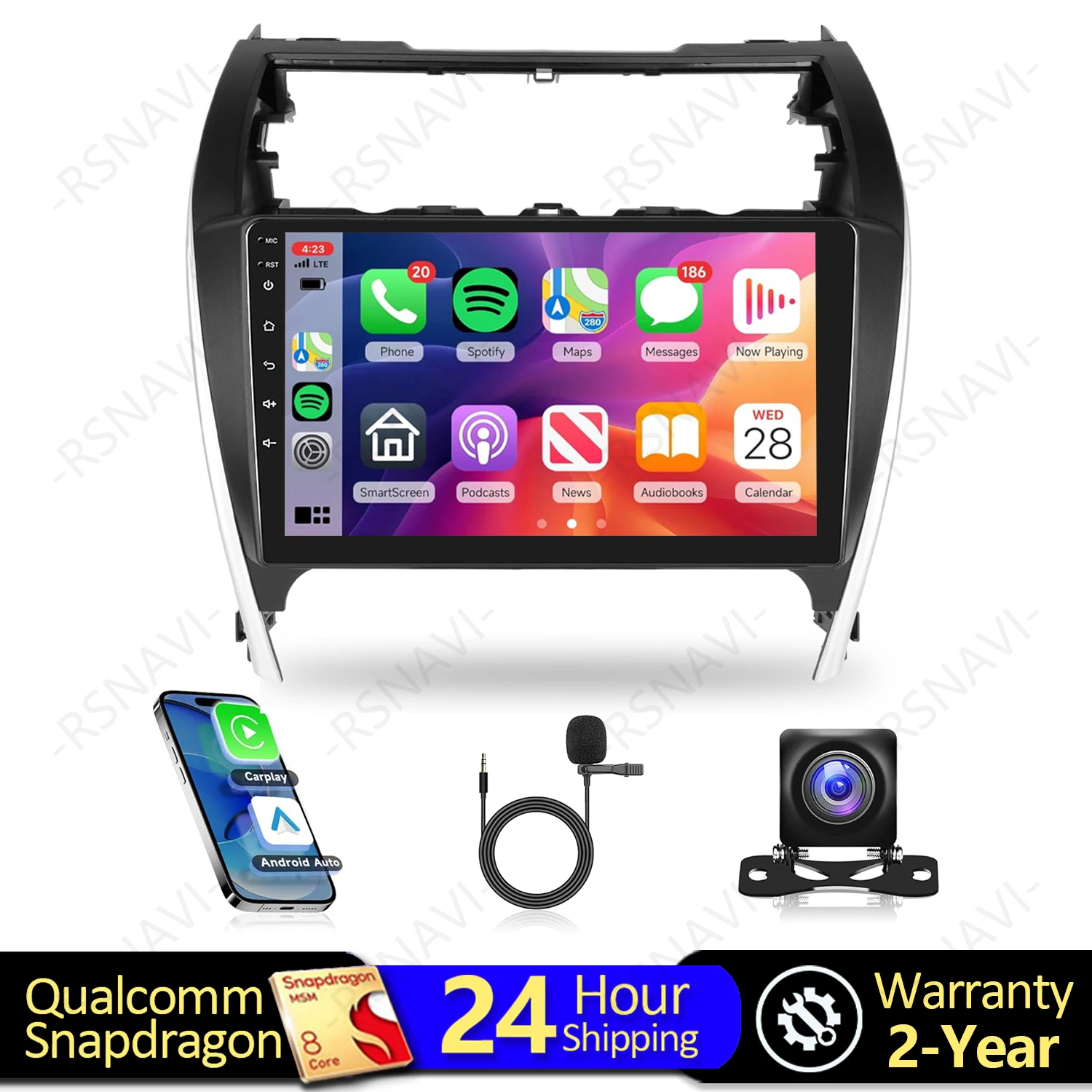 

Android 14 Car Radio Android Auto For Toyota Camry 7 XV 50 55 US Version 2012 2013 2014 Carplay Multimedia Player Stereo GPS