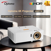 Optoma UHZ718 4K Laser Projector with 1,500,000:1 High Contrast Ratio, 0.47 DMD, Android Home Theater DLP Blu-ray 3D Smart TV