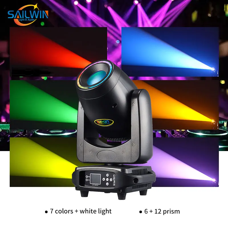 200W Sharpy Moving Head Light 3in1 Beam Wash Spot High-End CMY CTO RGBW DMX512 Profile Stage Light For Club Disco DJ Wedding