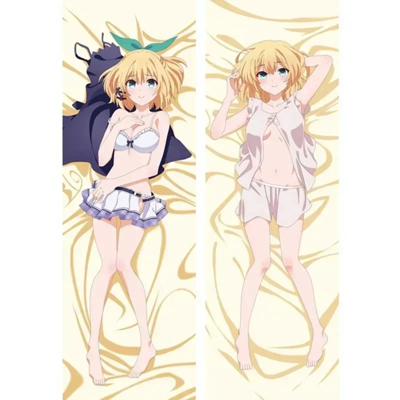 Anime Rokudenashi Majutsu Koushi to Akashic Records Sistine Fibel Rumia Tingel Celica Arfonia Dakimakura Pillow Case Fullbody