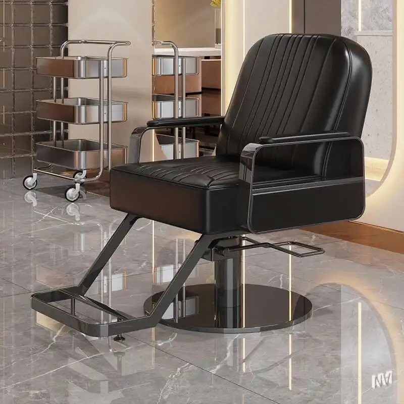 

Swivel Chair Salon Hair Stylist Equipment Furniture Hairdressing Barber Dressing Table Chairs Living Room Tool Black Accessories