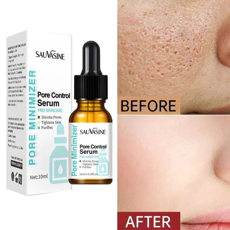 Sérum remodelant pour rétrécir les pores, resserrement du visage, réparation des pores du visage, minimisant, hydratant, soins de la peau, beauté