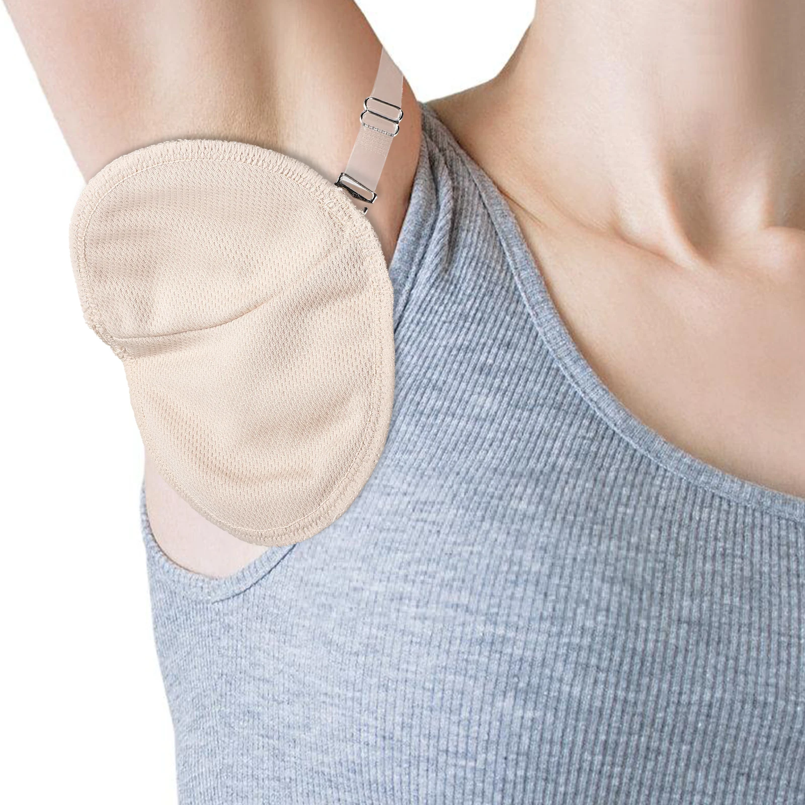 

Reusable Sweat Pads Waterproof Absorbing Pad Armpit Protectors Shields Anti Liners Man Underarm Stickers Dacron Lightweight