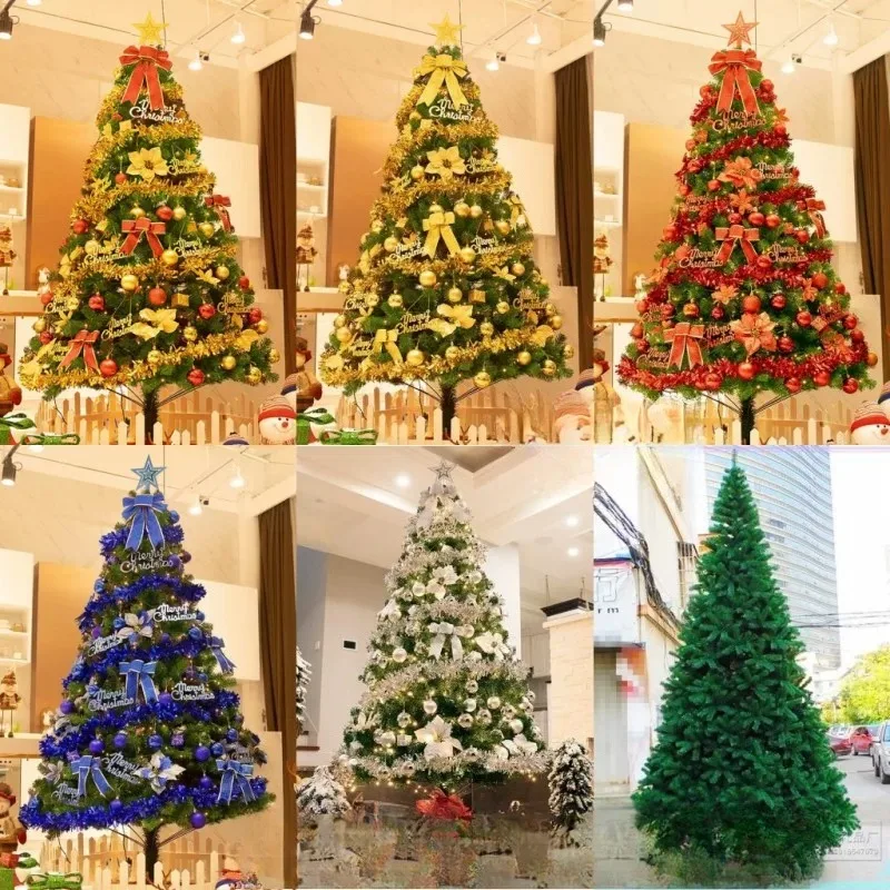 Large Encrypted Artificial Christmas Tree Complete Set 1.5M 1.8M 2.1M 2.4M 3M 4M 5M 6M Home Mall Hotel Holiday Decor Supplies