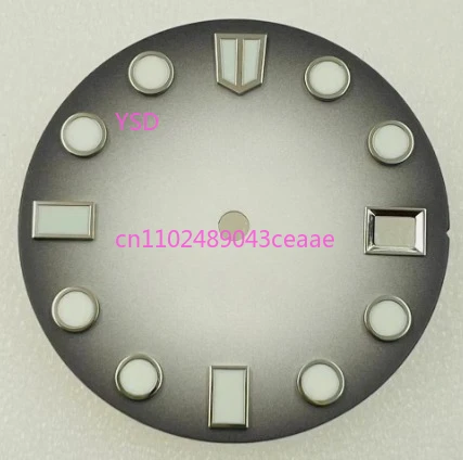 

New Style Watch Dial - 28.5mm Light Gray Gradient, NH35A Compatible with C3 Super-LumiNova Watch Accessories