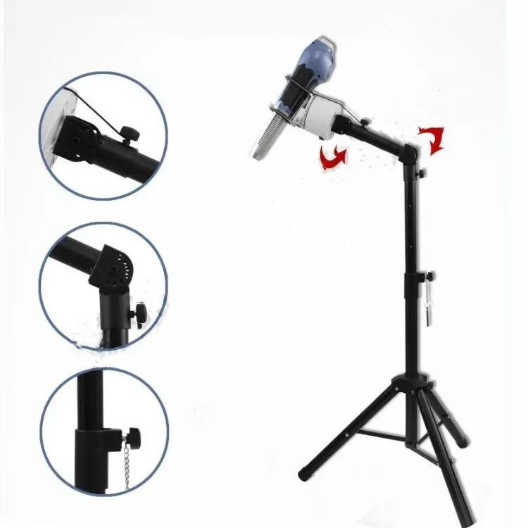 Factory Supply Professional Itera Blower Tripod Metal Holder Terahertz Cell Therapy Three Legs Auto 360 Degree Rotation Stand