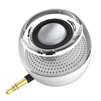 3.5mm Aux Audio Jack Mini Wireless Powerful Crystal Speaker Portable HIFI 3D Surround Phone Speaker For Smart Phone Tablet