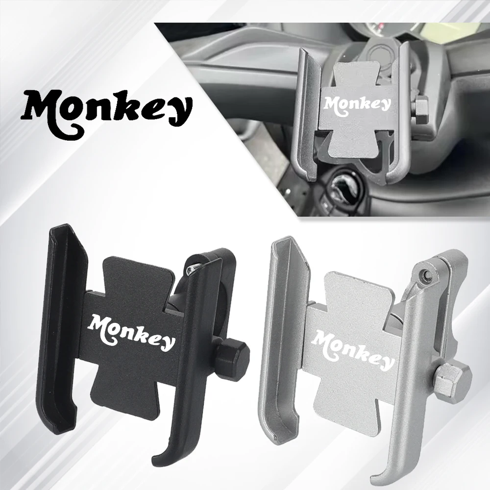 

Motorcycle Accessories Handlebar Mobile Phone Holder GPS Stand Bracket For HONDA Monkey 125 2018 2019 2020 2021 2022 2023 2024