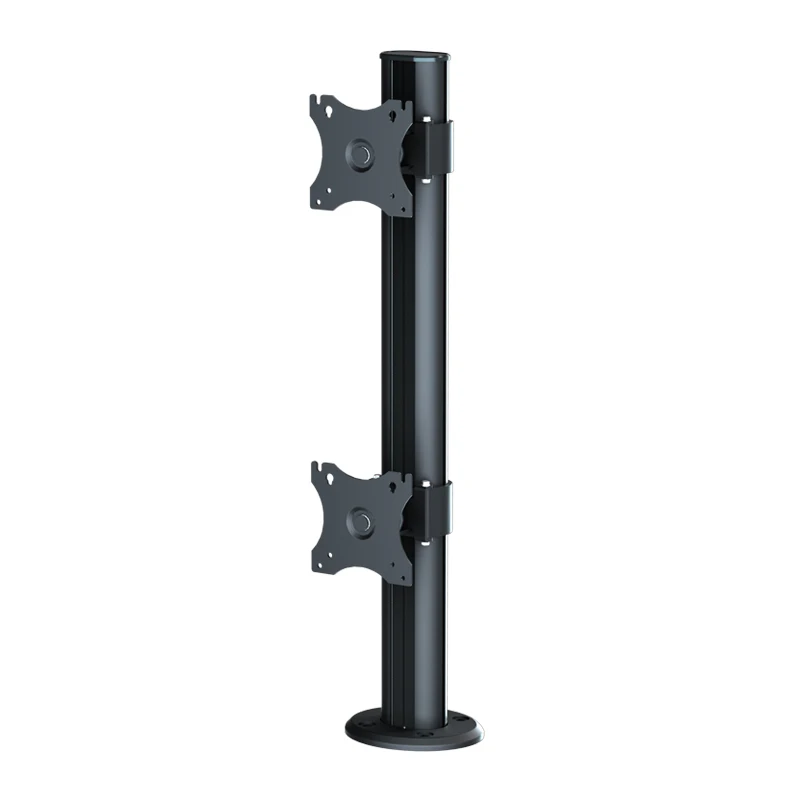 Perforated Top-and-bottom Dual    Stand 32-inch Compatible Height Adjustable Strong Load Capacity Stable Reliable in Stock