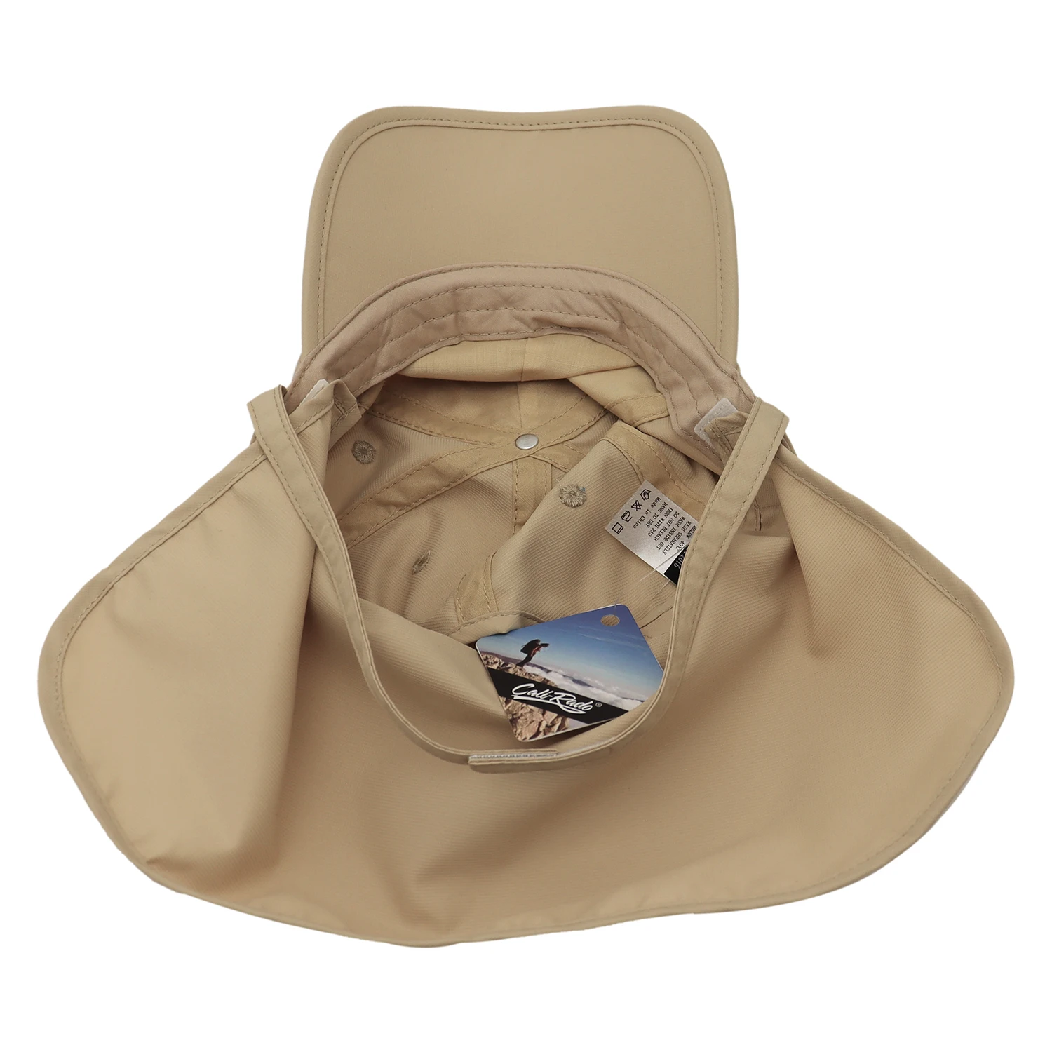 Connectyle Boys Girls Kids Summer UPF 50+ Sun Visor Protection Cap Adjustable Quick Dry Outdoor Fishing Hat with Neck Flap