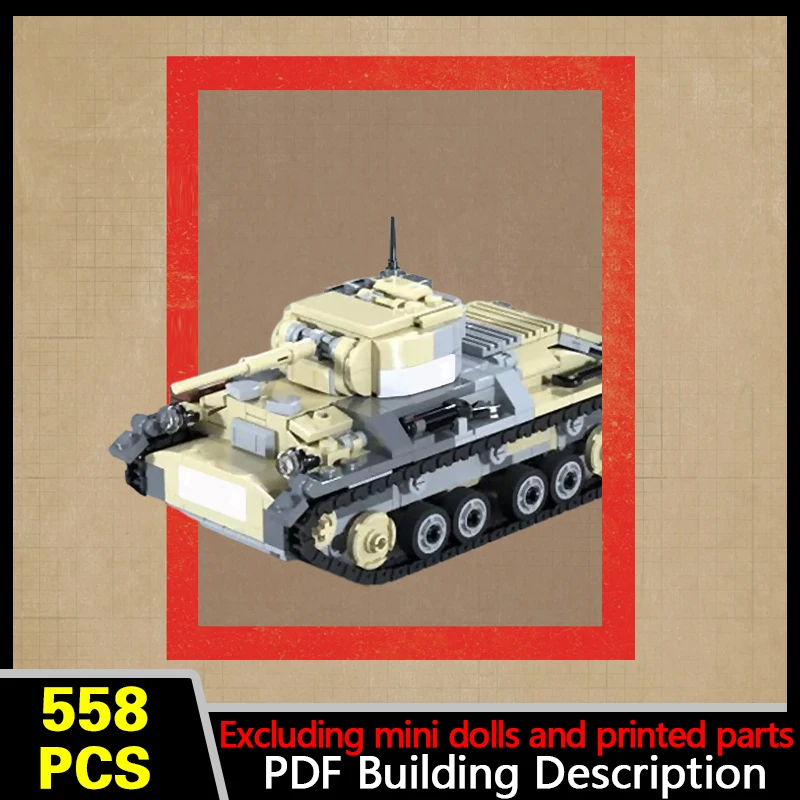 MK.III Infantry Tank Model MOC Building Bricks War Equipment Modular Technology Gifts Holiday Assemble Children Toys Suit