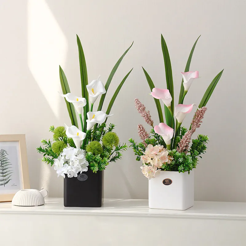 ramo-de-flores-artificiales-decoracion-de-bonsai-para-mesa-de-comedor-decoracion-floral-de-alta-gama-para-sala-de-estar-lirios-de-cala-y-eucalipto