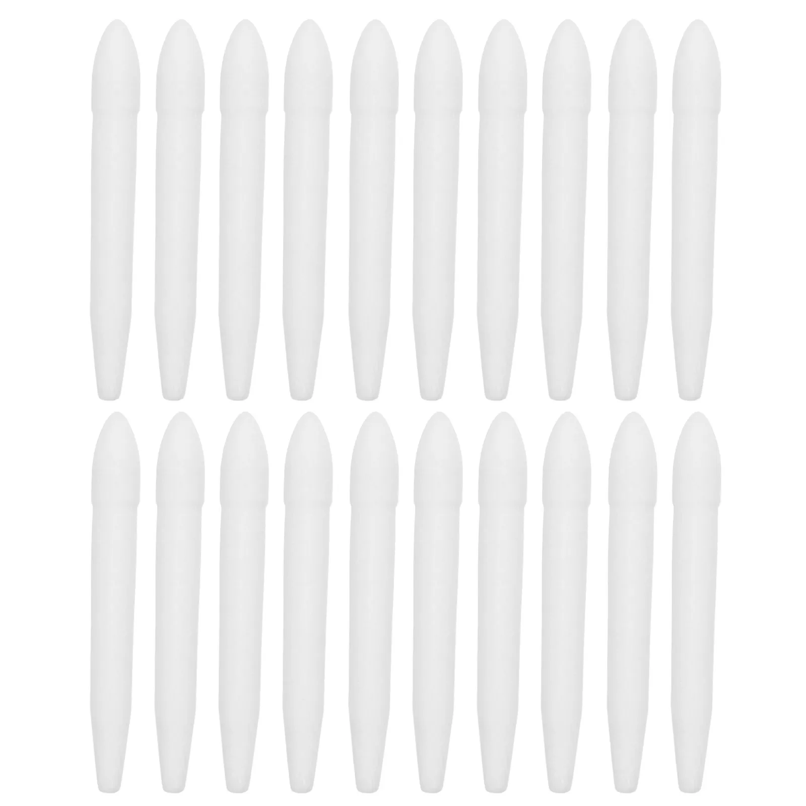 

20Pcs Plastic Fiber Round Replacement Nibs for Paint Markers Acrylic Pens Drawing Writing Illustration Journaling Permanent Fine