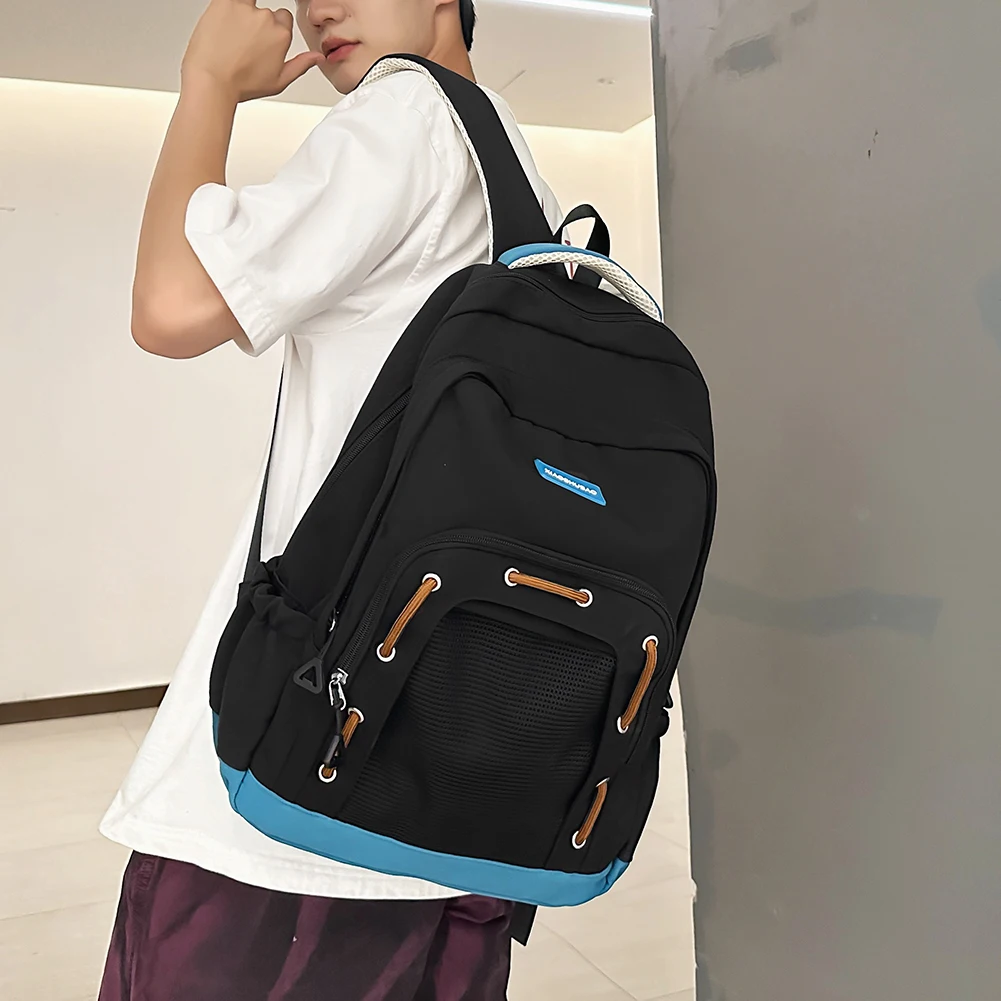 حقيبة ظهر مدرسية ذات سعة كبيرة حقيبة سفر كاجوال من النايلون حقيبة مدرسية هدية جديدة متعددة الاستخدامات للرجال والنساء حقيبة نجاة خارجية