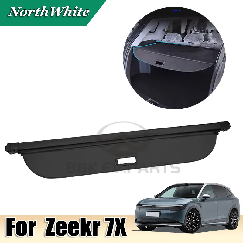 

Автомобильный багажник, выдвижная стойка для посылок для Zeekr 7X, грузовая крышка, водонепроницаемый щит, чехол для груза