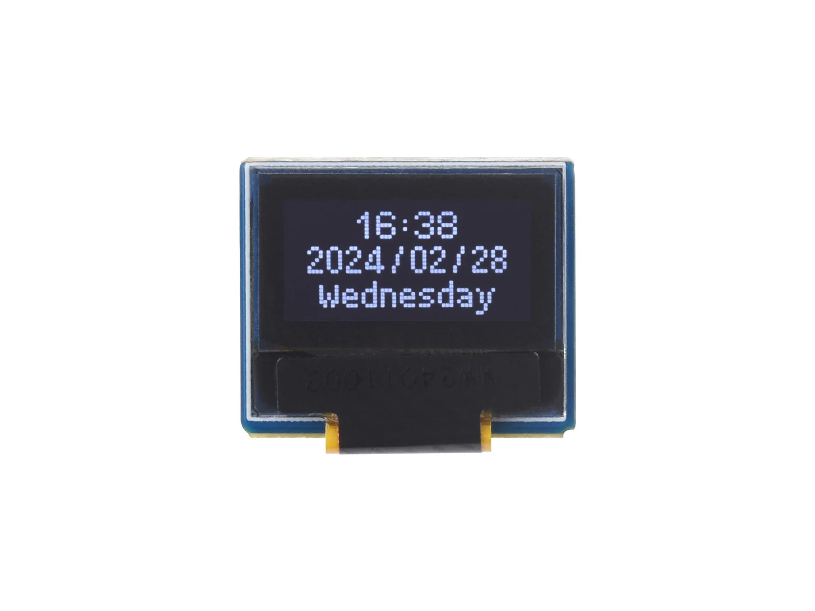 Waveshare0.49inch OLED Display Module, 64×32 Resolution, I2C Communication, Black / White Display Color
