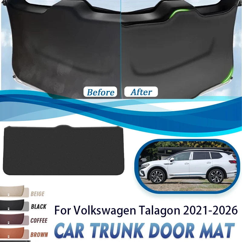 

Car Trunk Tailgate Pad For VW Volkswagen Talagon 2021 2022 2023 2024 2025 2026 Anti-dirty Cargo Liner Door Cover Car Acesssories