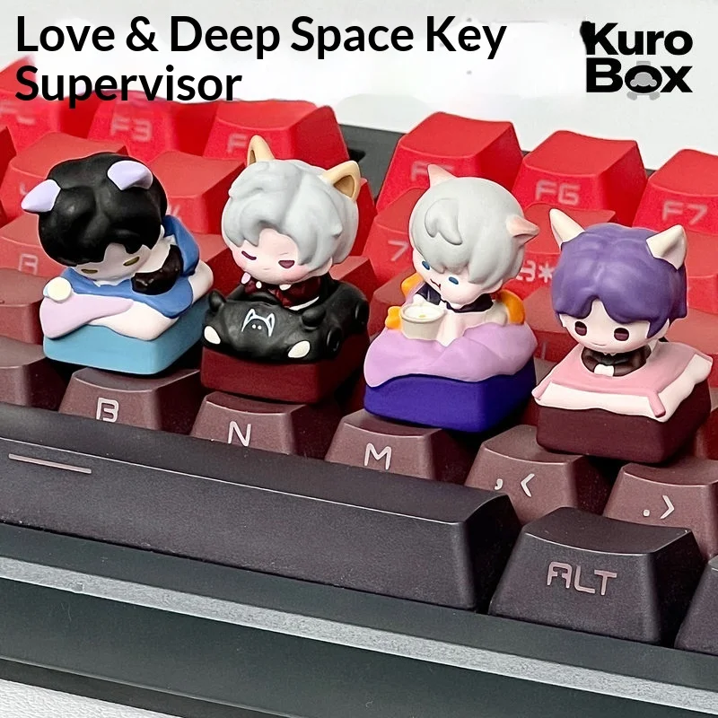 

Коллекционные 3D-кейкапы Love And Deepspace с кошачьими ушками (Шэнь Синхуэй, Ли Шэнь, Ци Юй, Цинь Чэ) для механической клавиатуры – уникальный подарок для друзей