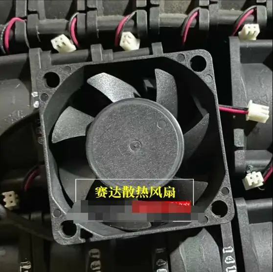 EFS-06E24H DC 24V 0.18A 60x60x25mm 2-Wire Server Cooling Fan