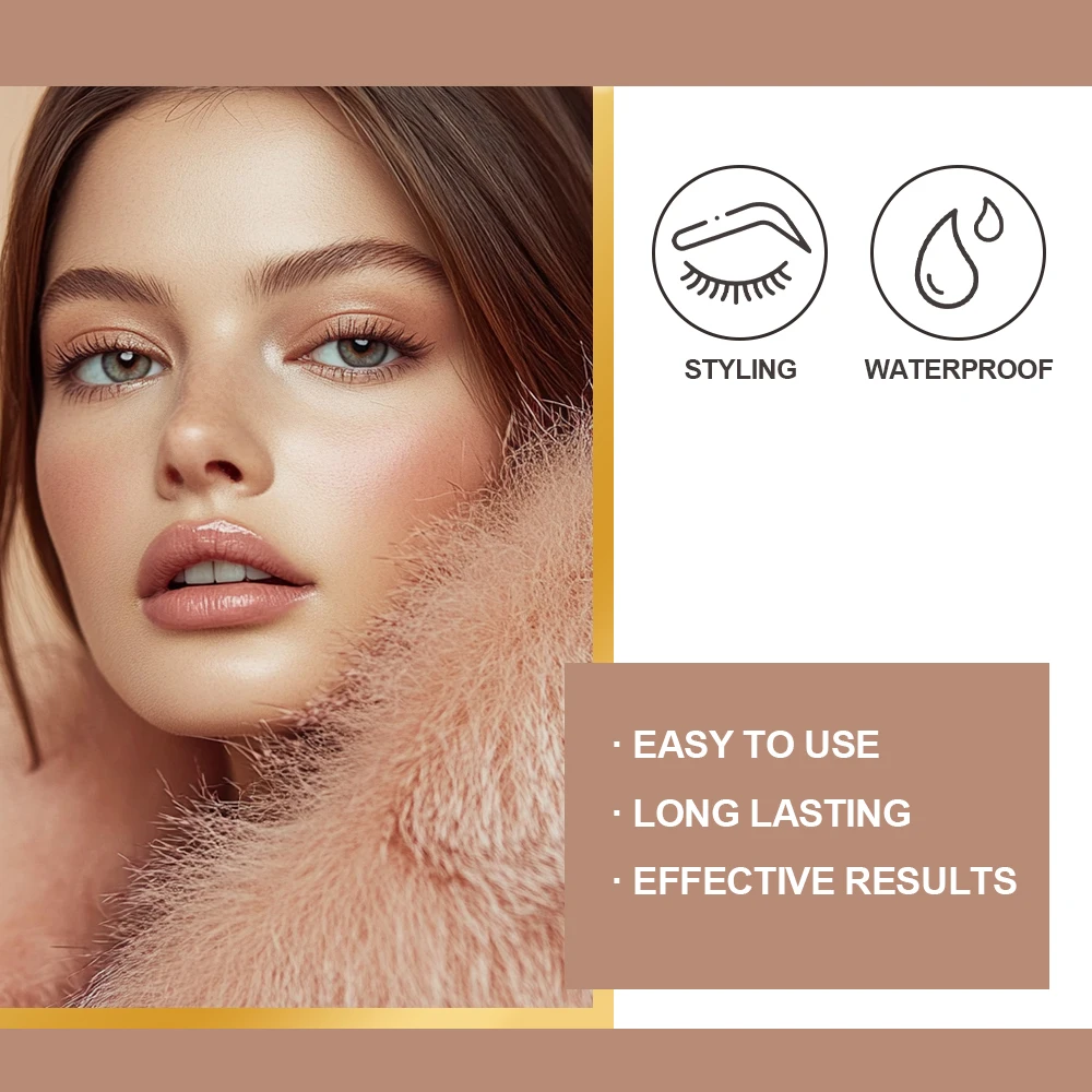 Lakerain Lash & Brow Lift- und Tönungsset, langanhaltende Wirkung, nährt die Wimpern, wasserfest, einfach anzubringendes Wimpern- und Augenbrauenlift-Set