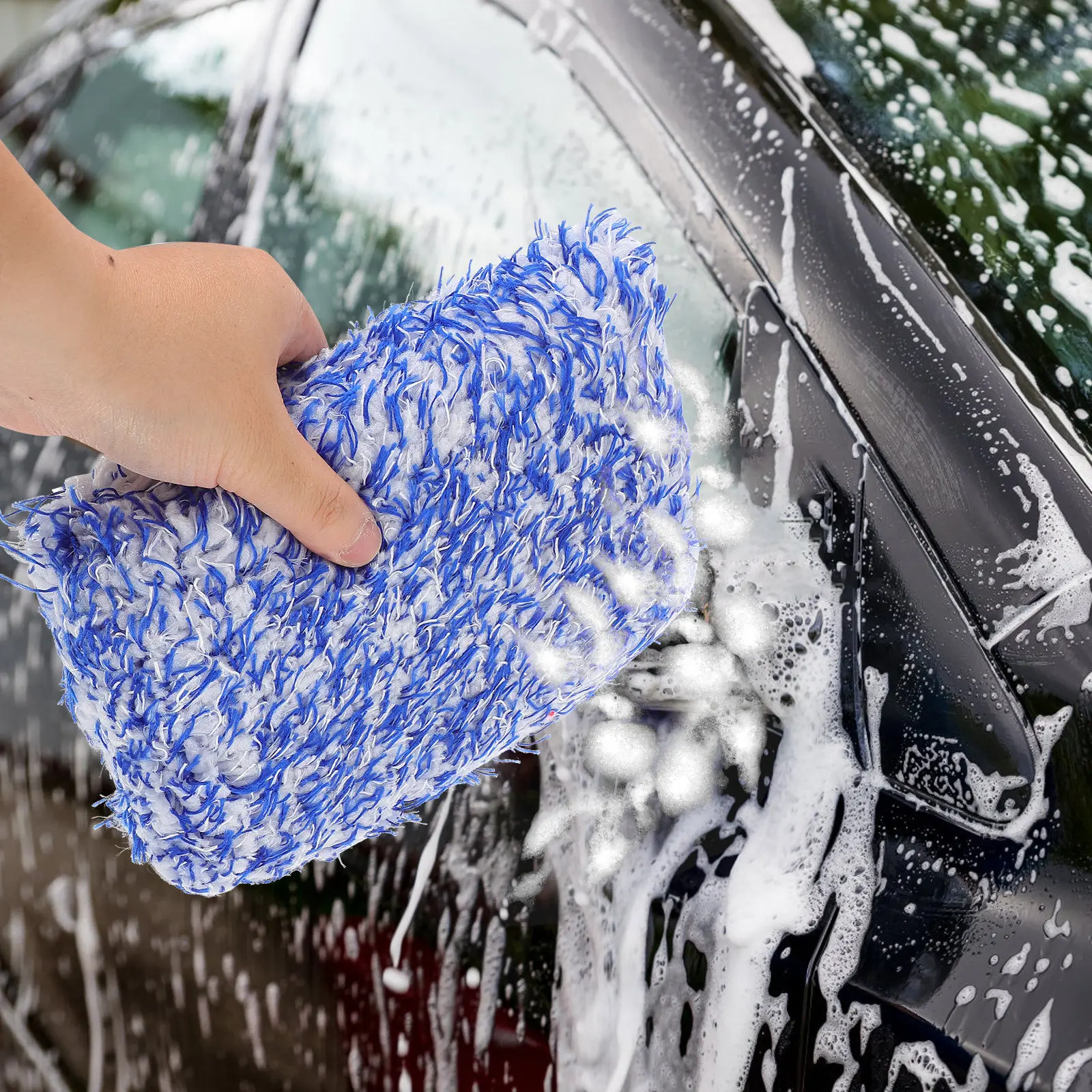 

High-Density Car Wash Sponge for Exterior Interior Cleaning Absorbent Ergonomic Grip Reusable Auto Detailing Sponge Car Cleaning