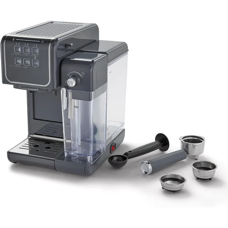 One-Touch CoffeeHouse+ Espresso,   with 19-Bar Italian Pump, and Milk Frother Ideal for Latte, Espresso, and Coffee Lovers