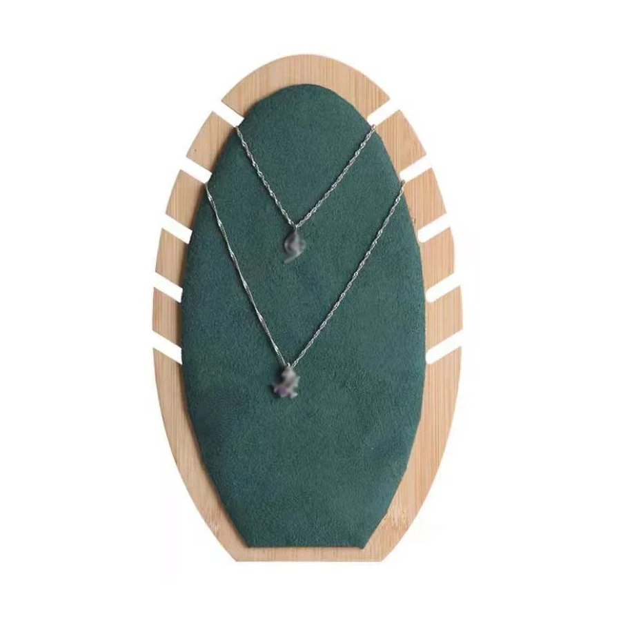 Creative Necklace Display Stand with Banana Leaves Design