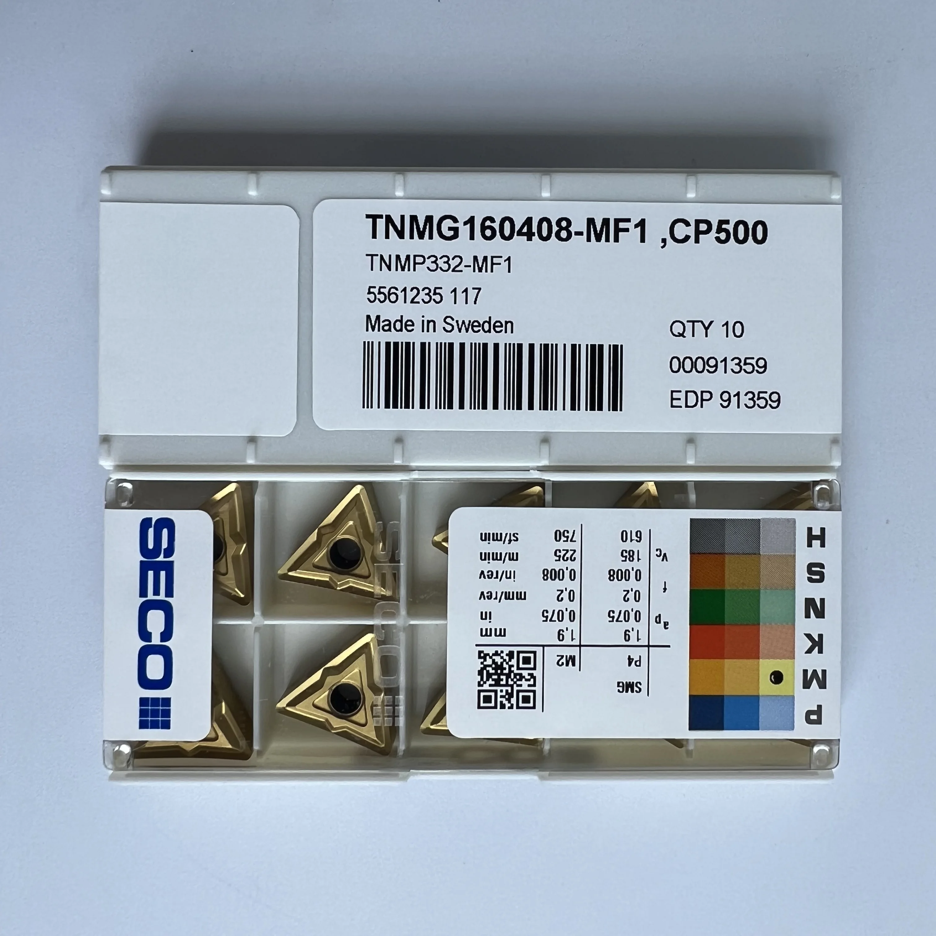 Herramienta de fresado de carburo CNC, herramienta de torneado, TNMG160408-MF1,CP500