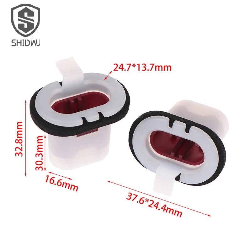

2Pcs/lot Rear Seat Buckle Retainer Clips For Nissan March Sylphy Sunny Livna Tiida 883042DX0A Car Accessories
