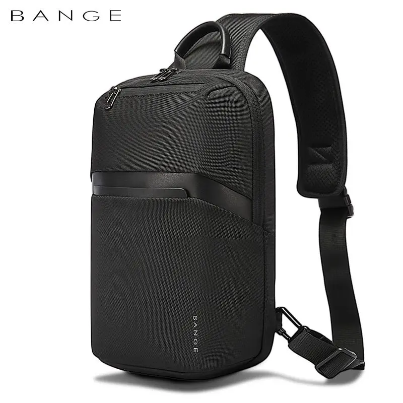 Imagem -02 - Bange Bolsa de Ombro Masculina Oxford Crossbody Bolsa Anti-roubo Bolsas de Ombro Curta Viagem Mensageiro Carregamento Usb Bolsa de Peito Pacote