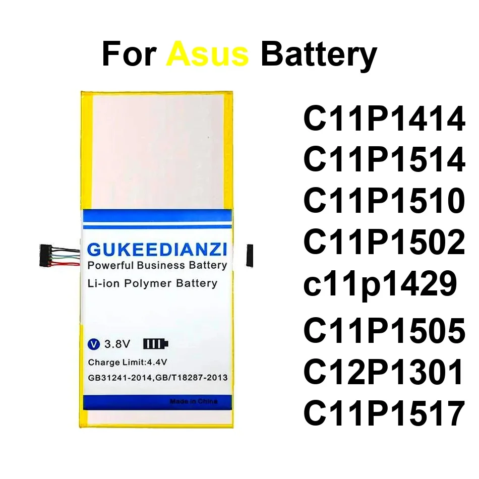 

Аккумулятор для планшета с быстрой зарядкой C11P1510 C11P1502 C11P1505 4850-7050 мАч для Asus Memo, Zenpad 8.0, Z8, Z300, Z3, 7.0, 8.0, 10 LTE