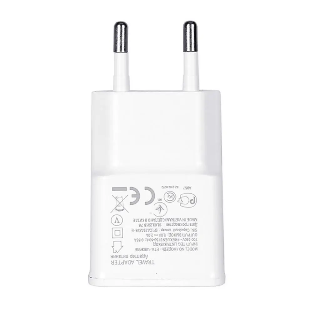 Portable Home Travel 5V 2A Single USB Phone Charger Adapter Current Wall Plug in Charging Head For Samsung Huawei