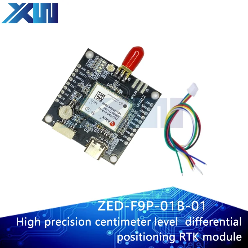 ZED-F9P-01B-01 RTK Differential Centimeter-level Positioning Module GPS Navigation Module New Supply Receiver UM980