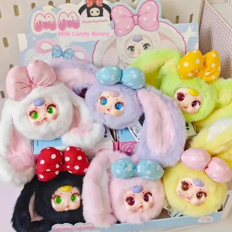

Новый оригинальный мм молочные конфеты кролик серии V2 слепая коробка Kawaii плюшевая кукла декор брелок сумка кулон-сюрприз Gils детские подарки
