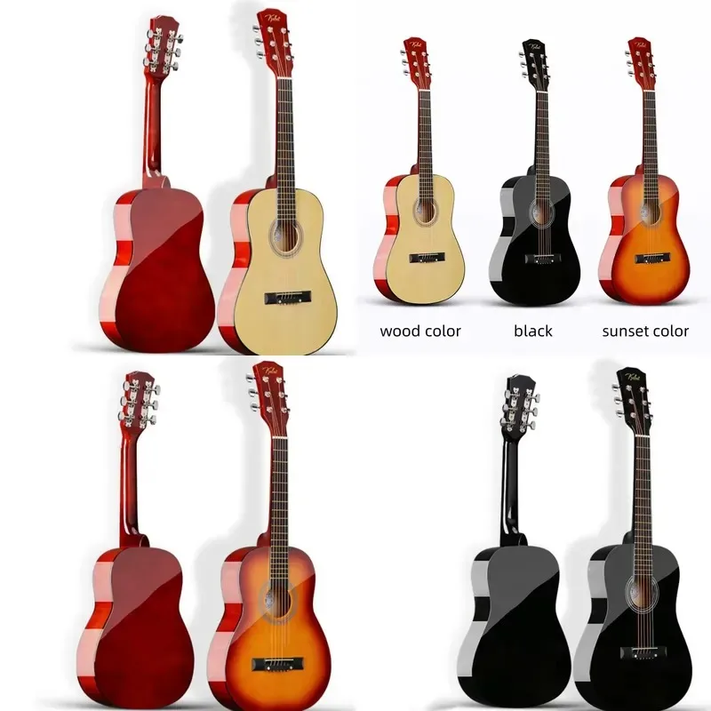 Wholesale 30 34 36 Inch Universal Gloss Guitar for Beginner Practice