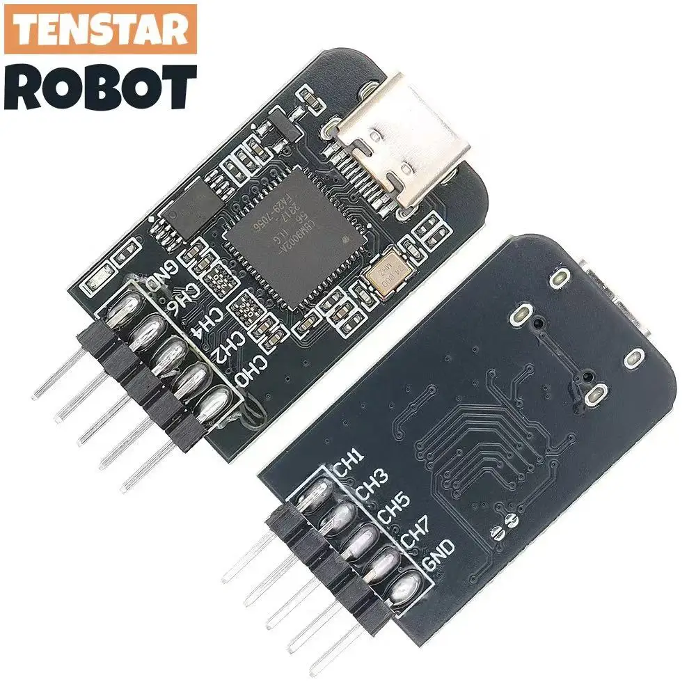 1 قطعة/نانوDLA المنطق محلل نوع-C الذراع FPGA أداة التصحيح 24 متر أخذ العينات 8 قنوات محلل تطوير لوحة تركيبية