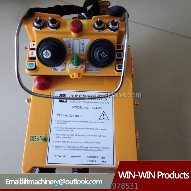 

Радиопульт дистанционного управления Crane F24 для электрического крана, джойстик управления для