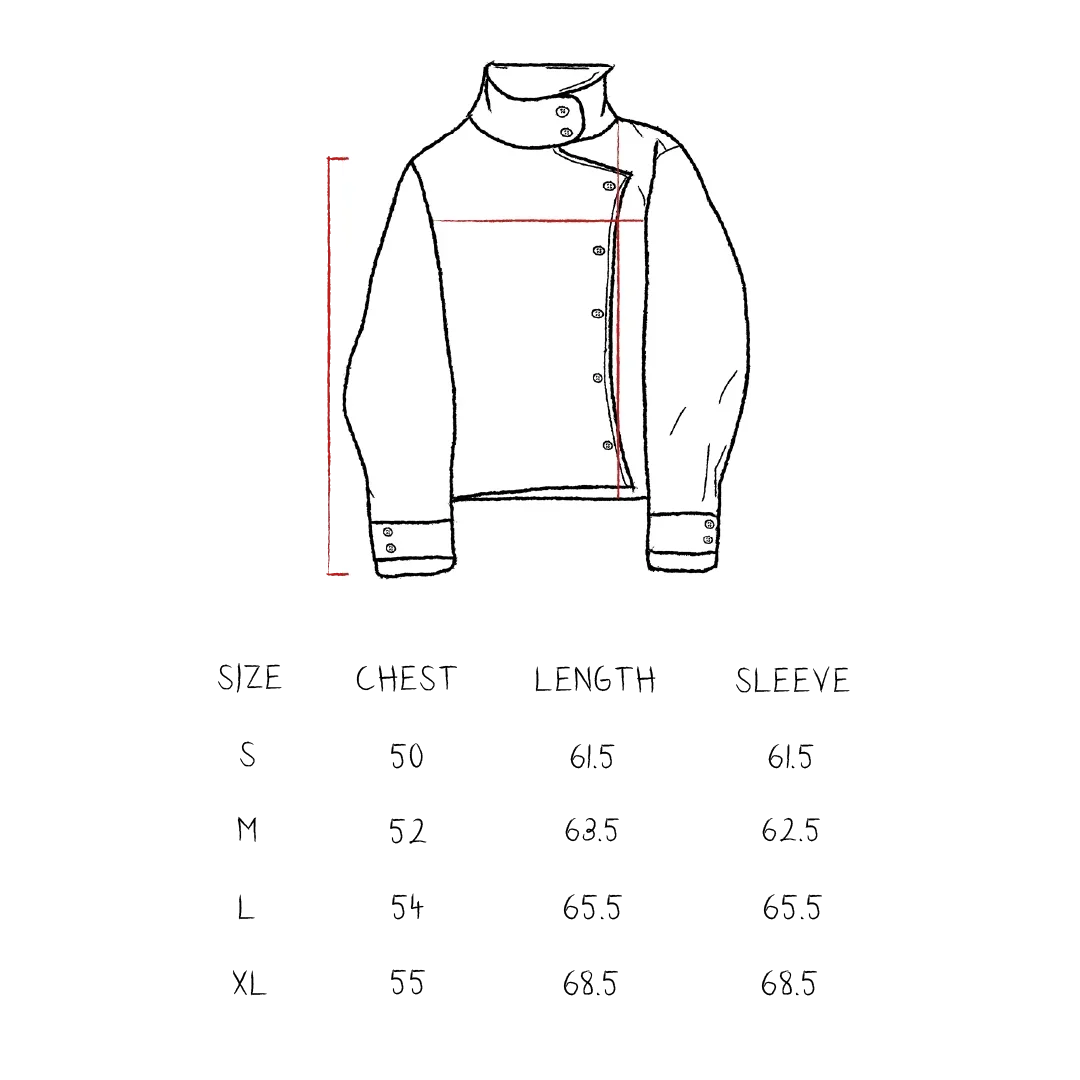 Unisex Y2K Fechtjacke Vintage-Waschung Farbverlauf Unregelmäßige Knöpfe Gothic Harajuku Streetwear Canvas Baumwolle Freizeitmantel – Detail 1