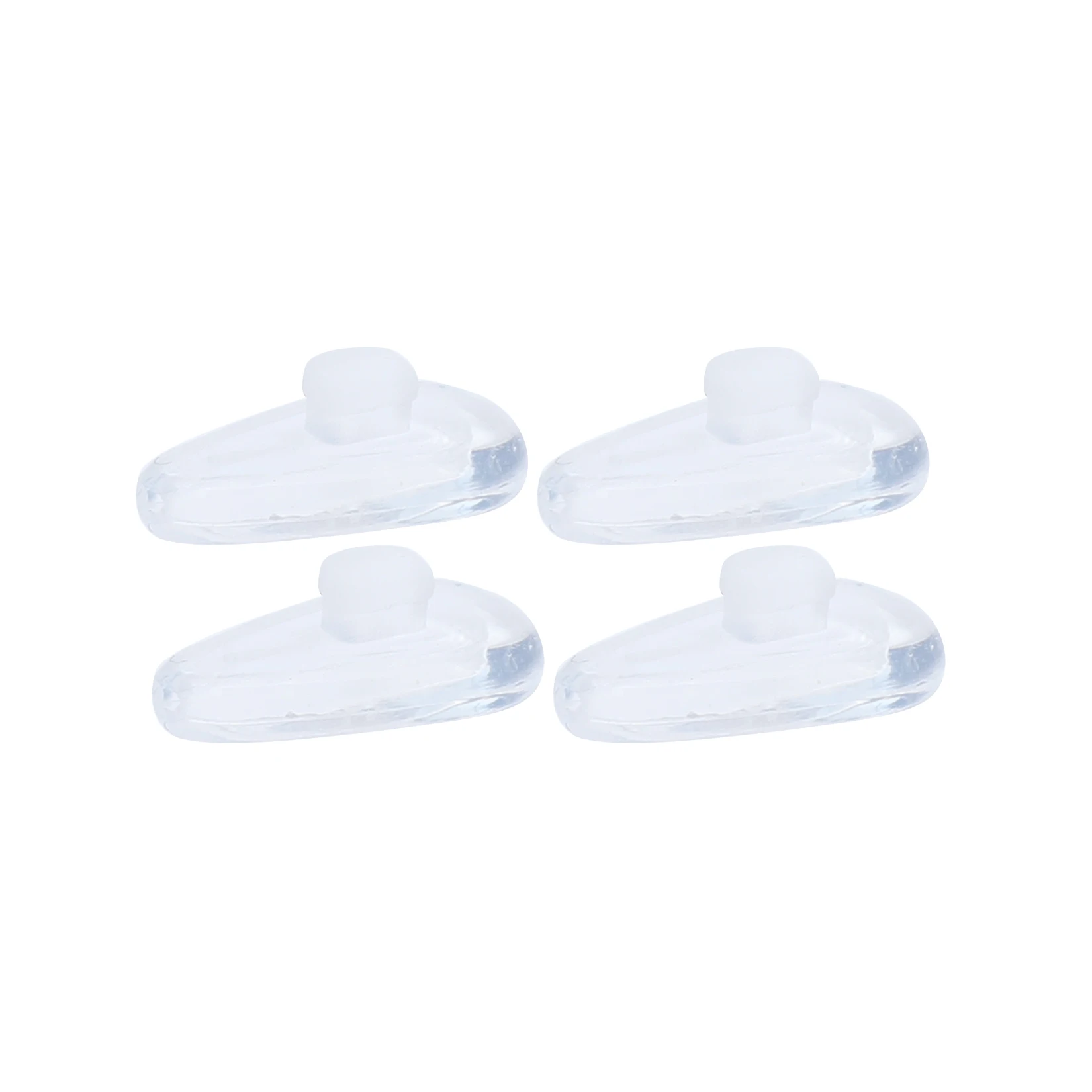 SmartVLT Clear Rubber Nose Pads Replacement for Oakley Socket 5.5 OX3218 / Socket 5.0 OX3217 / Socket Ti OX5019 Sunglasses