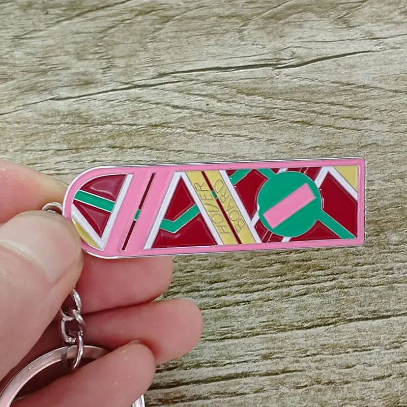 العودة إلى المستقبل المينا دبوس كيرينغ تحوم مجلس التلبيب دبوس حلقة رئيسية فيلم الخيال العلمي حقائب الظهر الطرفية الزخرفية