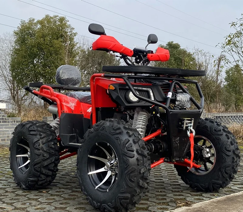 High Quality 4WD Adult 350cc Water Cooling 4-Stroke Shaft Drive Automatic Quad Bike ATV