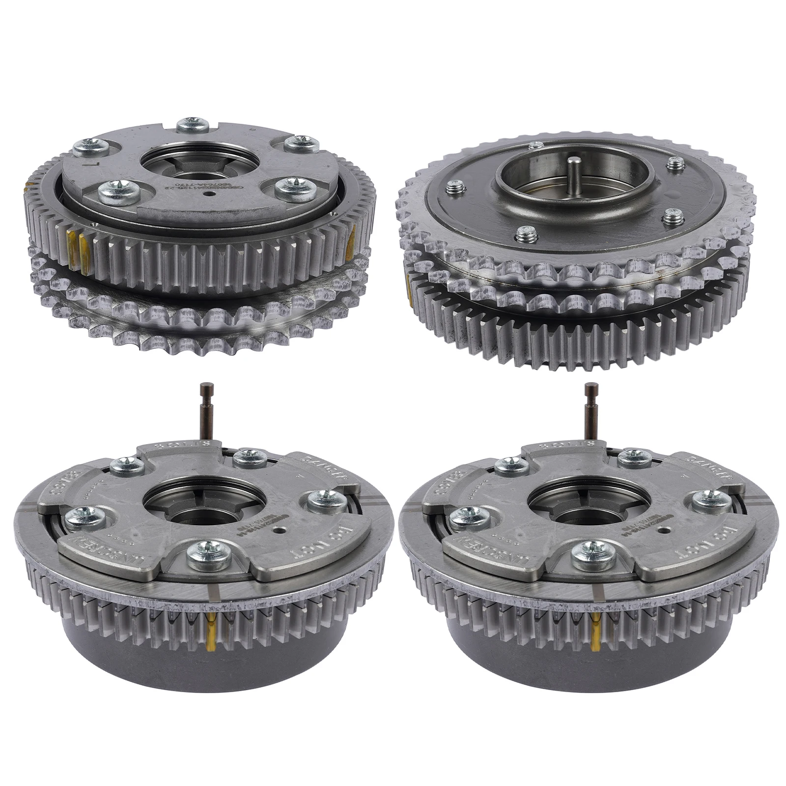 AP02 4PCS Intake Exhaust Camshaft Adjuster Set for Mercedes C300 C350 E350 ML350 GL450 R350 S550 2720505247, 2720505347, 2720506847