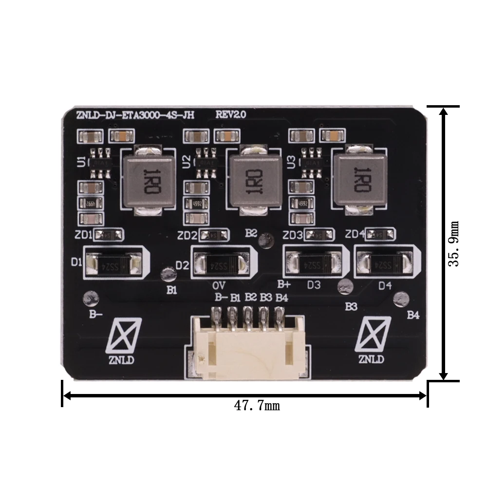 BMS 2S-8S 1.2A Balance Board Lifepo4 LTO Lithium Battery Active Equalizer Balancer Energy Transfer Board BMS 3S 4S 5S 6S 7S 8S