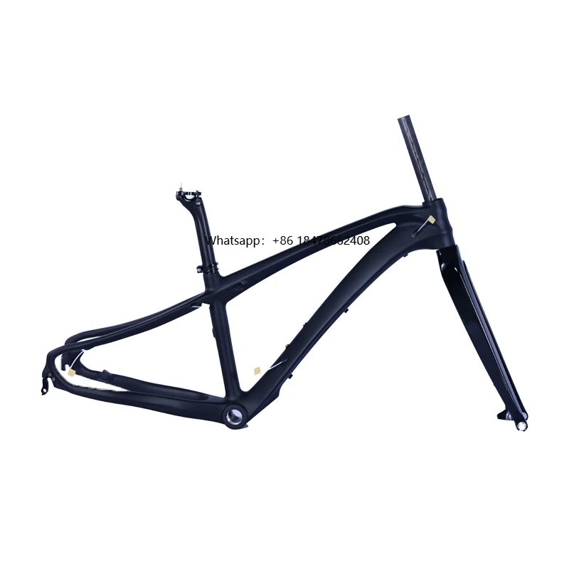 

New Design 13.5 15.5 17.5 Inch Carbon T700 Bicycle Parts Bike Frame Disc-brake Matte Mtb Bike Frame Bicicleta Mtb for Sale