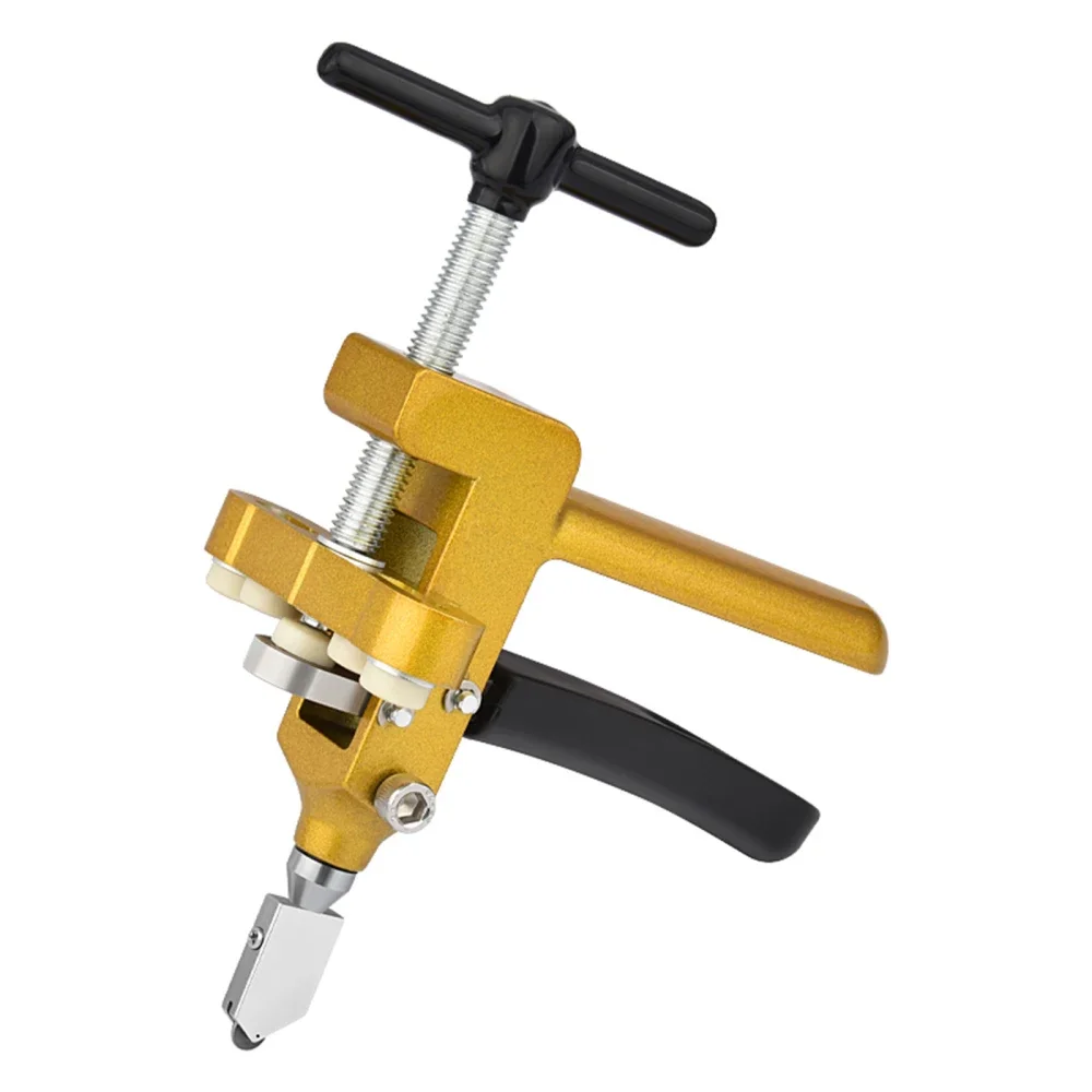 Set di pinze per taglierina per vetro con taglierina per piastrelle portatile aggiornato, lame in acciaio al tungsteno, impugnatura ergonomica per piastrelle smaltate in vetro e specchio
