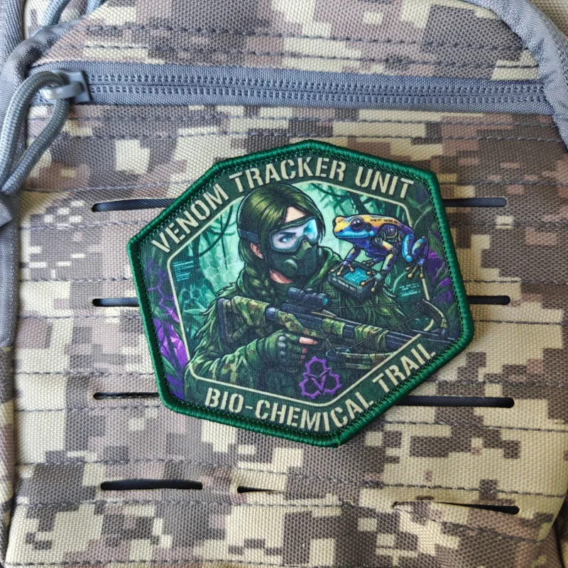 2026 New anime Patches, Venom Tracking Team Morale Badges, For Clothing, Hats, Backpacks, etc., Hook and Loop
