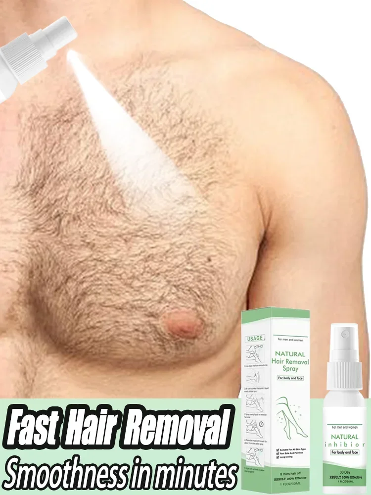 Powerful Health Painless Hair Growth Inhibitor Armpit Private Areas Depilatory spray Unisex Depilatory