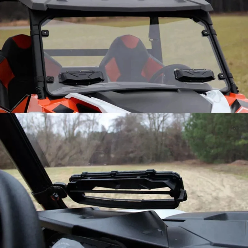 UTV Windshield Roof Vent Install Kit For Can-Am Maverick X3 Trail Sport Compatible With Polaris RZR 800 900 1000S