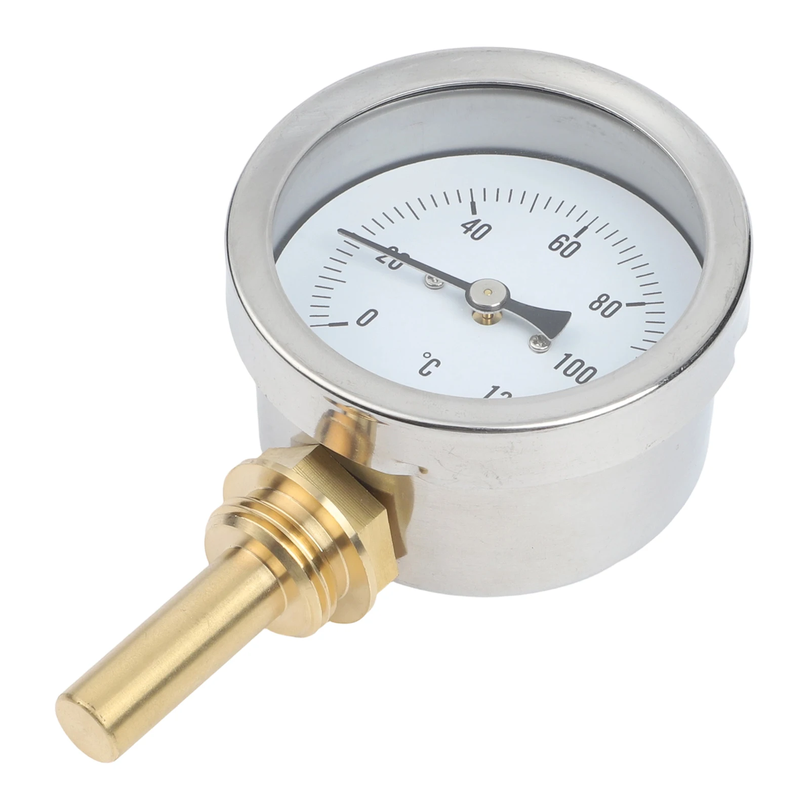 Thermometer With Copper Bushing Thermometer Temperature Gauge Bimetal Thermometer Copper Sheath Sensitive Mechanism