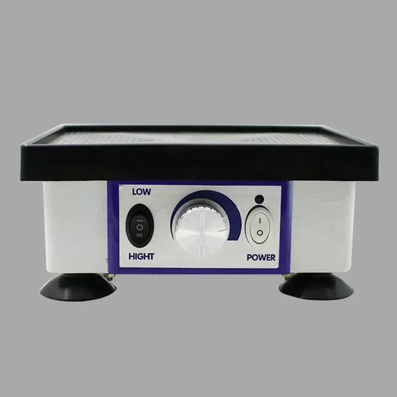 Dental laboratory plaster vibrator with high power without leaking plaster